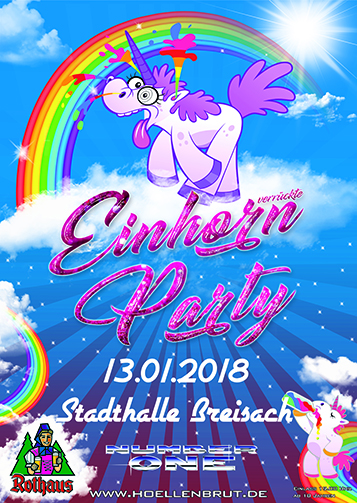 verrckte Einhorn Party 2018
